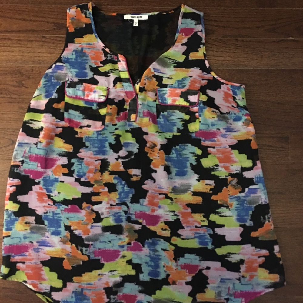 Plus size multi color tunic